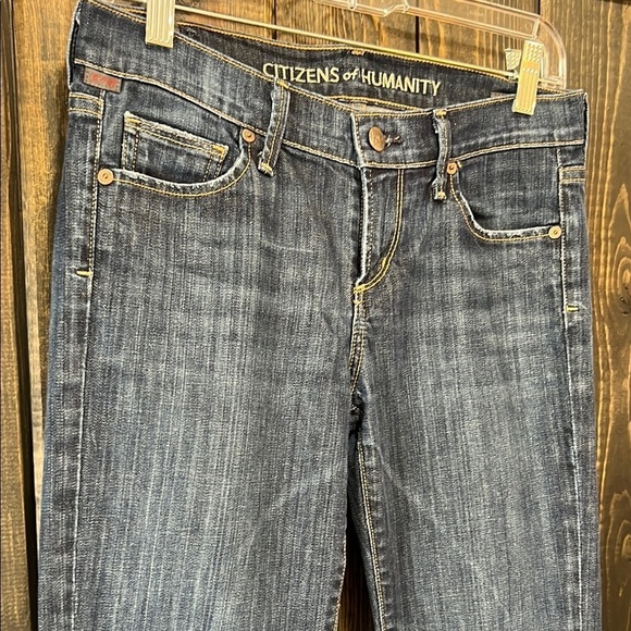 Citizens of Humanity Jeans 26 Diva Petite Bootcut Denim Low Rise - Picture 2 of 10